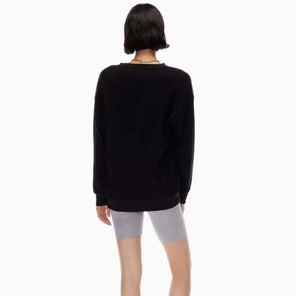 NWT Aritzia The Group Thermal Button-Up Cardigan in Heather Light Cool Grey - Picture 9 of 9